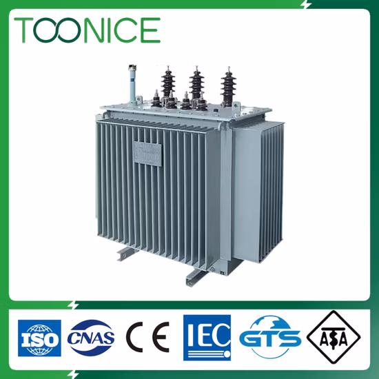 Transformateur de distribution d'énergie électrique immergé dans l'huile électrique triphasé 200 250 300 315 350 400 500 600 630 700 750 800 kVA 10kv 11kv 0,4kv
